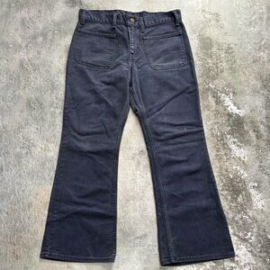 Vintage 70s Flared Levis Jeans! US Navy Bell Bottoms Big E. Size 32 x 28